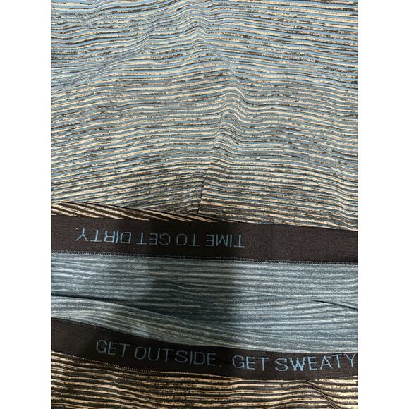 Lululemon Metal Vent Tech T-shirt Blue Black Ombré Heathered Stripe Men’s Large - Picture 8 of 9